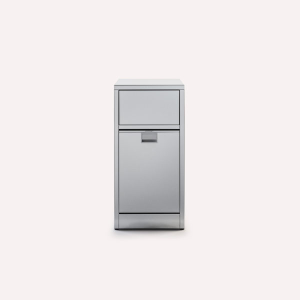Open Kitchen Cabinet fridge 50 - Brushed Stainless Steel
