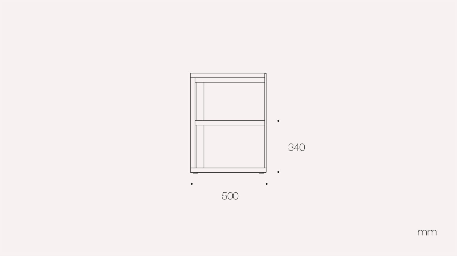 Open Kitchen Frame 100 with Teak Bottom - Röshults