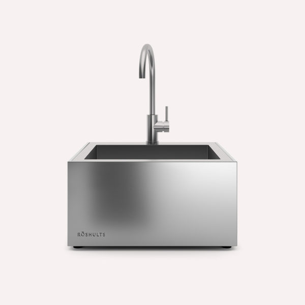 Module Sink 50 - Brushed Stainless Steel, Cabinet 50