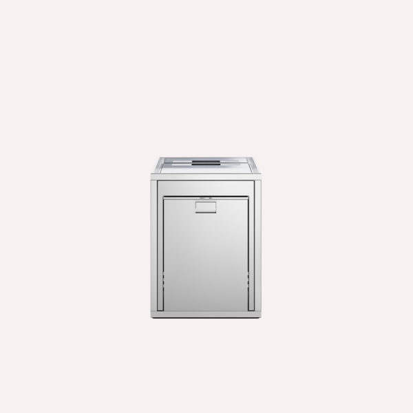 Open Kitchen Frame 50 f. Fridge - Brushed Stainless Steel, No module